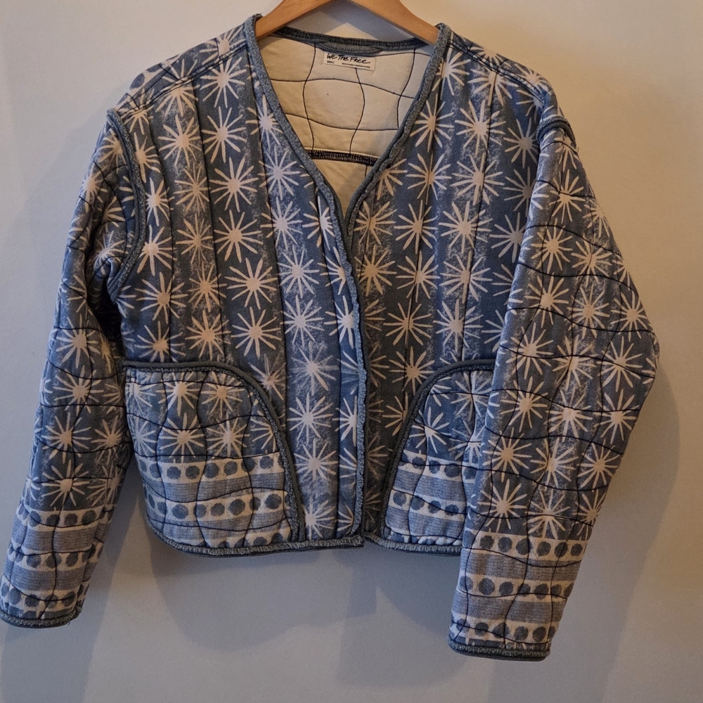 We The Free Starburst Patterned Bomber Jacket